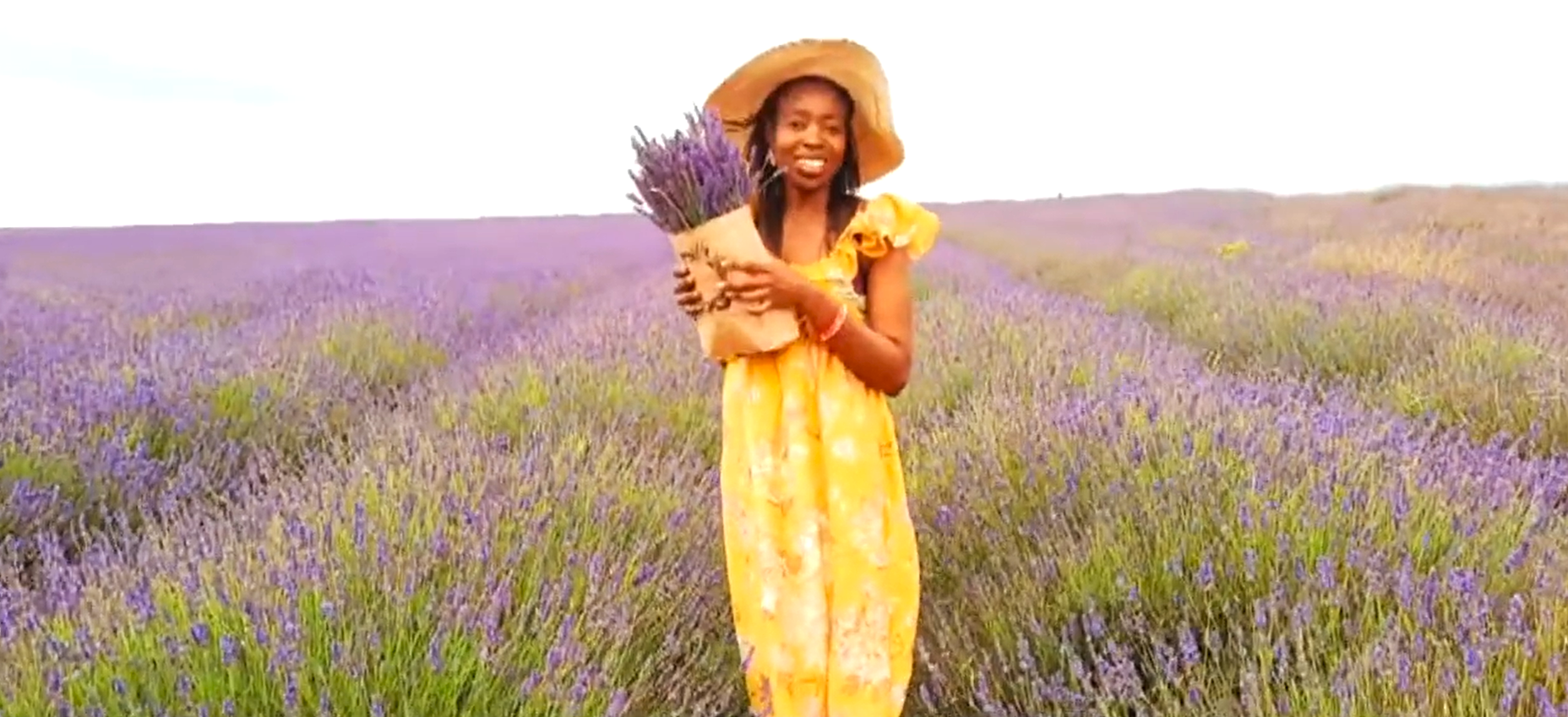 Jijjy in a lavender farm